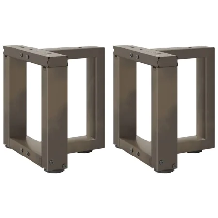 Patas de mesa centro forma T 2uds acero natural 30x25x(30-31)cm von , Tischbeine - Ref: Foro24-4013003, Preis: 71,18 €, Rabat...