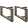 Patas de mesa centro forma T 2uds acero natural 60x25x(30-31)cm von , Tischbeine - Ref: Foro24-4013015, Preis: 81,76 €, Rabat...