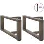 Patas de mesa centro forma T 2uds acero natural 60x25x(30-31)cm von , Tischbeine - Ref: Foro24-4013015, Preis: 81,76 €, Rabat...