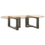 Patas de mesa centro forma T 2uds acero natural 60x25x(30-31)cm von , Tischbeine - Ref: Foro24-4013015, Preis: 81,76 €, Rabat...