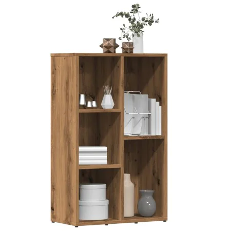 Estantería madera de ingeniería roble artisan 50x25x80 cm de , Librerías y estanterías - Ref: Foro24-855781, Precio: 45,60 €,...
