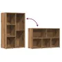 Estantería madera de ingeniería roble artisan 50x25x80 cm de , Librerías y estanterías - Ref: Foro24-855781, Precio: 45,60 €,...