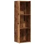 Estantería madera de ingeniería envejecida 36x30x114 cm de , Librerías y estanterías - Ref: Foro24-855774, Precio: 45,34 €, D...