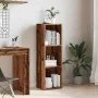 Estantería madera de ingeniería envejecida 36x30x114 cm de , Librerías y estanterías - Ref: Foro24-855774, Precio: 45,34 €, D...