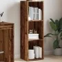 Estantería madera de ingeniería envejecida 36x30x114 cm de , Librerías y estanterías - Ref: Foro24-855774, Precio: 45,34 €, D...