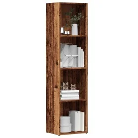 Estantería de madera ingeniería madera envejecida 36x30x143 cm by , Bookcases and shelves - Ref: Foro24-855776, Price: 56,12 ...