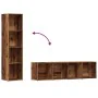 Estantería de madera ingeniería madera envejecida 36x30x143 cm by , Bookcases and shelves - Ref: Foro24-855776, Price: 56,12 ...