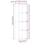 Estantería de madera ingeniería madera envejecida 36x30x143 cm by , Bookcases and shelves - Ref: Foro24-855776, Price: 56,12 ...