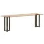 Patas mesa consola forma T 2 uds acero natural 25x28x(72-73) cm von , Tischbeine - Ref: Foro24-4013043, Preis: 89,43 €, Rabat...