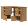 Escritorio de esquina madera contrachapada 145x100x76 cm by , Desks - Ref: Foro24-855963, Price: 175,87 €, Discount: %