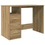Escritorio de madera de ingeniería roble artisan 102x76x50 cm de , Escritorios - Ref: Foro24-855853, Precio: 102,62 €, Descue...