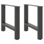 Patas de mesa de centro acero antracita 2 uds 50x(42-43) cm von , Tischbeine - Ref: Foro24-4013282, Preis: 60,22 €, Rabatt: %