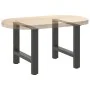 Patas de mesa de centro acero antracita 2 uds 50x(42-43) cm von , Tischbeine - Ref: Foro24-4013282, Preis: 60,22 €, Rabatt: %