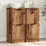 Aparadores 2 uds madera ingeniería madera envejecida 30x30x70cm von , Sideboards - Ref: Foro24-856960, Preis: 67,41 €, Rabatt: %
