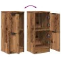 Aparadores 2 uds madera ingeniería madera envejecida 30x30x70cm von , Sideboards - Ref: Foro24-856960, Preis: 67,41 €, Rabatt: %
