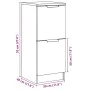 Aparadores 2 uds madera ingeniería madera envejecida 30x30x70cm von , Sideboards - Ref: Foro24-856960, Preis: 67,41 €, Rabatt: %