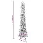 Árbol de Navidad artificial iluminado 130 LEDs y nieve 210 cm de , Arboles de navidad - Ref: Foro24-357699, Precio: 72,55 €, ...