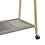 Perchero con estantes y ruedas 96x45,5x155,5 cm bambú by , Dresser Organizers and Bar Hangers - Ref: Foro24-4008909, Price: 5...