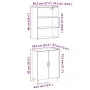 Aparador con armario de pared madera antigua madera ingeniería by , Sideboards - Ref: Foro24-3329223, Price: 133,39 €, Discou...