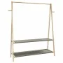 Perchero con estantes bambú 132x45,5x150,5 cm by , Dresser Organizers and Bar Hangers - Ref: Foro24-4008914, Price: 53,77 €, ...