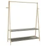 Perchero con estantes bambú 132x45,5x150,5 cm by , Dresser Organizers and Bar Hangers - Ref: Foro24-4008914, Price: 53,77 €, ...