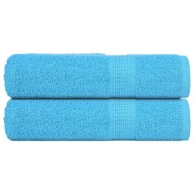 Toallas de mano 2 uds 100% algodón turquesa 50x100 cm 360 gsm von , Handtücher - Ref: Foro24-136974, Preis: 21,62 €, Rabatt: %