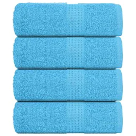 Toallas 4 unidades 100% algodón turquesa 30x30 cm 360 gsm de , Toallas - Ref: Foro24-136969, Precio: 13,38 €, Descuento: %