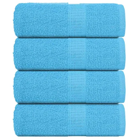 Toallas 4 unidades 100% algodón turquesa 30x30 cm 360 gsm by , Towels - Ref: Foro24-136969, Price: 13,38 €, Discount: %