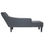 Chaise longue con reposabrazos derecho terciopelo gris claro by , Daybeds - Ref: Foro24-4009793, Price: 114,51 €, Discount: %