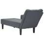 Chaise longue con reposabrazos derecho terciopelo gris claro by , Daybeds - Ref: Foro24-4009793, Price: 114,51 €, Discount: %