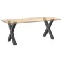 Patas para mesa de comedor en forma de X 2 uds antracita acero by , Table legs - Ref: Foro24-4012982, Price: 111,97 €, Discou...