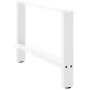 Patas de mesa de centro acero blanco 2 uds 70x(42-43) cm by , Table legs - Ref: Foro24-4013289, Price: 70,13 €, Discount: %