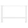 Patas de mesa de centro acero blanco 2 uds 70x(42-43) cm by , Table legs - Ref: Foro24-4013289, Price: 70,13 €, Discount: %