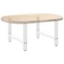 Patas de mesa de centro acero blanco 2 uds 70x(42-43) cm by , Table legs - Ref: Foro24-4013289, Price: 70,13 €, Discount: %