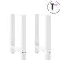 Patas de mesa de centro acero blanco 2 uds 60x(72-73) cm von , Tischbeine - Ref: Foro24-4013305, Preis: 96,75 €, Rabatt: %