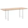 Patas de mesa de centro acero blanco 2 uds 60x(72-73) cm von , Tischbeine - Ref: Foro24-4013305, Preis: 96,75 €, Rabatt: %