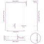 Patas de mesa de centro acero blanco 2 uds 60x(72-73) cm von , Tischbeine - Ref: Foro24-4013305, Preis: 96,75 €, Rabatt: %