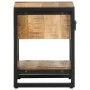 Mesita de noche madera maciza de mango 35x34x45 cm de , Mesitas de noche - Ref: Foro24-4013567, Precio: 103,06 €, Descuento: %