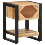 Mesita de noche madera maciza de mango 35x34x45 cm de , Mesitas de noche - Ref: Foro24-4013567, Precio: 103,06 €, Descuento: %
