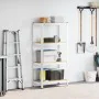 Estantería de acero y MDF 80x40x160 cm plateado by , Industrial shelving - Ref: Foro24-4016932, Price: 39,68 €, Discount: %