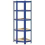 Estantería esquina 5 niveles madera contrachapada y acero azul von , Industrieregale - Ref: Foro24-4016945, Preis: 51,28 €, R...
