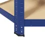 Estantería esquina 5 niveles madera contrachapada y acero azul von , Industrieregale - Ref: Foro24-4016945, Preis: 51,28 €, R...