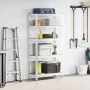 Estantería almacenaje 5 niveles contrachapada y acero plata by , Industrial shelving - Ref: Foro24-4016947, Price: 46,79 €, D...