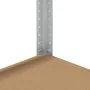 Estantería almacenaje 5 niveles contrachapada y acero plata by , Industrial shelving - Ref: Foro24-4016947, Price: 46,79 €, D...