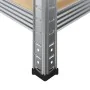 Estantería almacenaje 5 niveles contrachapada y acero plata by , Industrial shelving - Ref: Foro24-4016947, Price: 46,79 €, D...