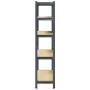 Estante de almacenaje 5 niveles acero y contrachapada antracita by , Industrial shelving - Ref: Foro24-4016951, Price: 51,39 ...
