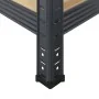 Estante de almacenaje 5 niveles acero y contrachapada antracita by , Industrial shelving - Ref: Foro24-4016951, Price: 51,39 ...