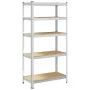 Estantería resistente 5 niveles madera de ingeniería y acero von , Industrieregale - Ref: Foro24-4016958, Preis: 59,93 €, Rab...