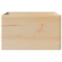 Caja de madera con asas madera maciza pino 40x30x23 cm by , Storage baskets - Ref: Foro24-4017394, Price: 39,85 €, Discount: %