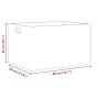 Caja de madera con asas madera maciza pino 40x30x23 cm by , Storage baskets - Ref: Foro24-4017394, Price: 39,85 €, Discount: %